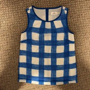 Vineyard Vines Blue Picnic Top